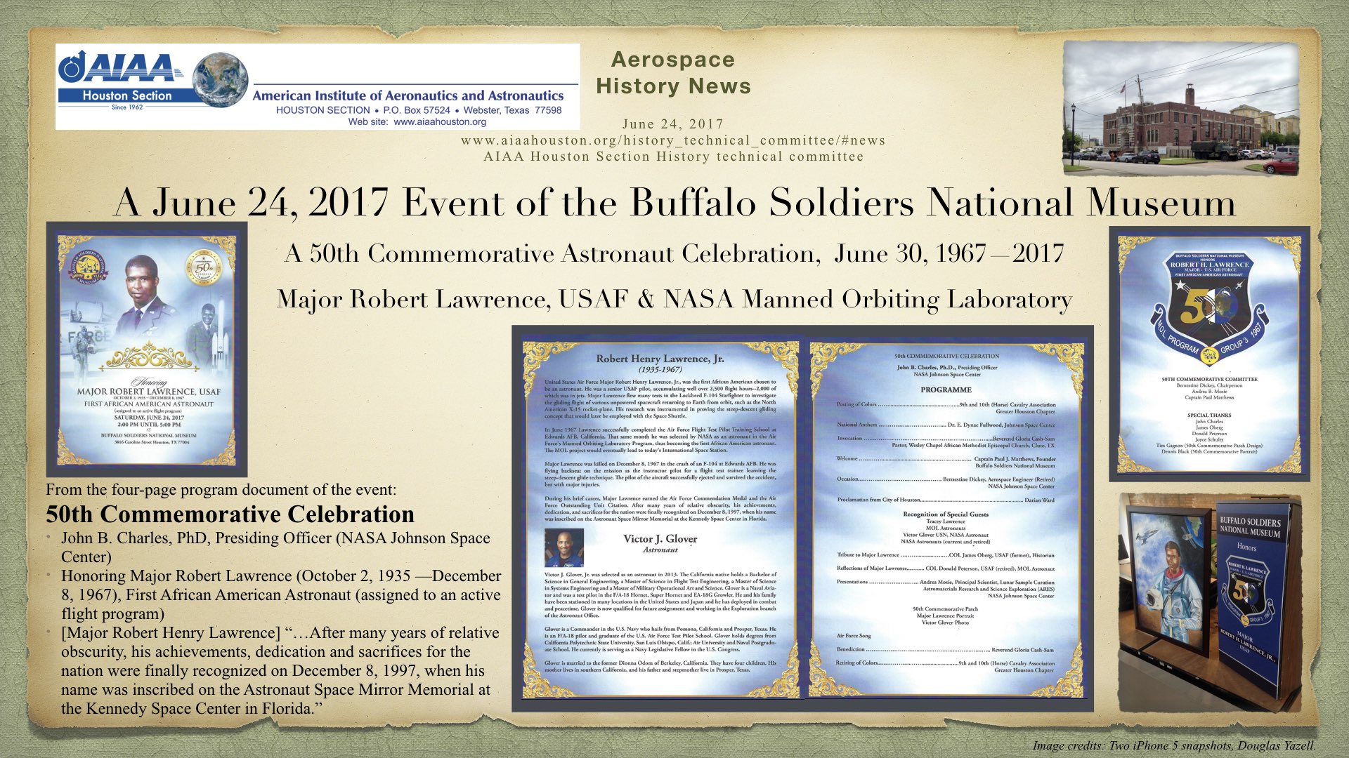 Above: 50th Commemorative Event at the Buffalo Soldiers National Museum. (Click to zoom.) 