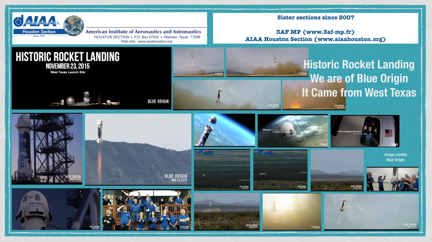 Above: (Click to zoom.) Image credits: Blue Origin. Video screen capture images. 